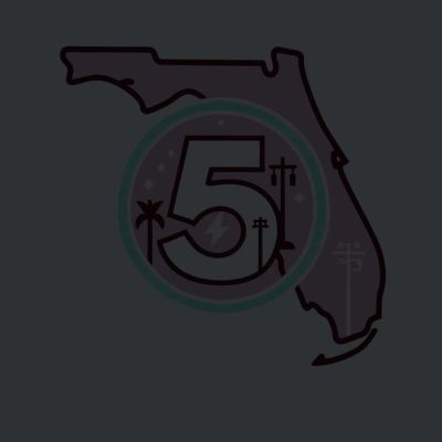 DALL·E 2024-05-23 17.16.26 - A simple, minimalist graphic representation of a news headline about Lake Worth Beach Electric Utility being ranked 5th lowest in the state for reside